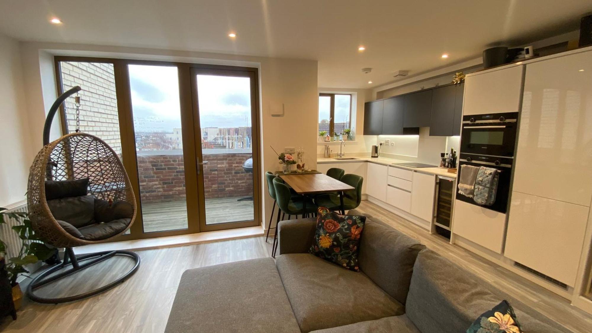 London Luxe: Stylish Studio Buitenkant foto